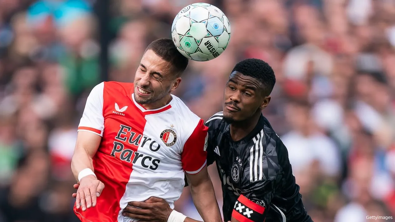 ajax feyenoord op tv