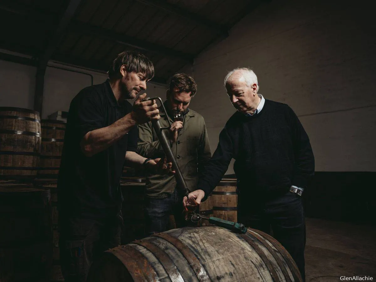 billy-walker-glenallachie at a whisky cask