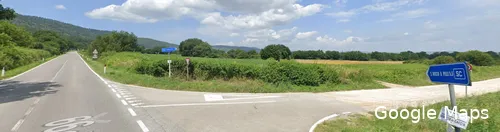 From the provincial road onto the gravel!