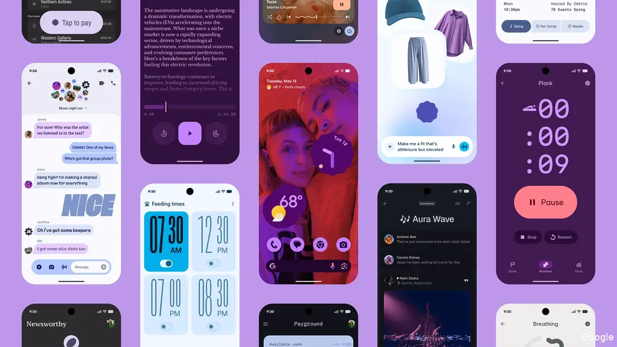 google android material 3 expressive design
