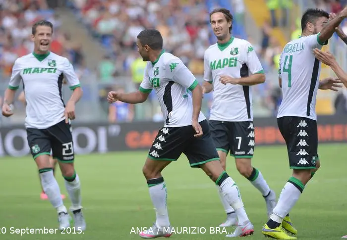 roma sassuolo defrel esultanza
