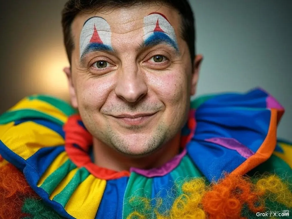 zelensky clown