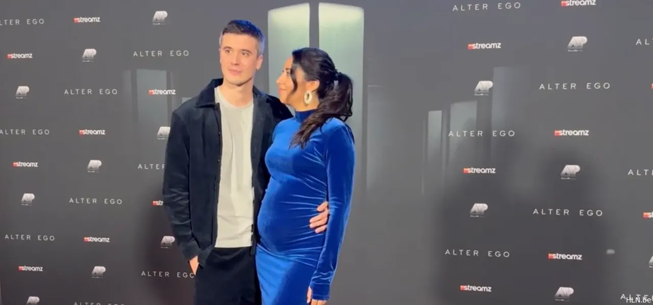 Danira Boukhriss en Ward Kerremans op de première van 'Alter Ego'. Bron: HLN.be.