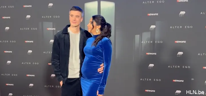 Danira Boukhriss en Ward Kerremans op de première van 'Alter Ego'. Bron: HLN.be.