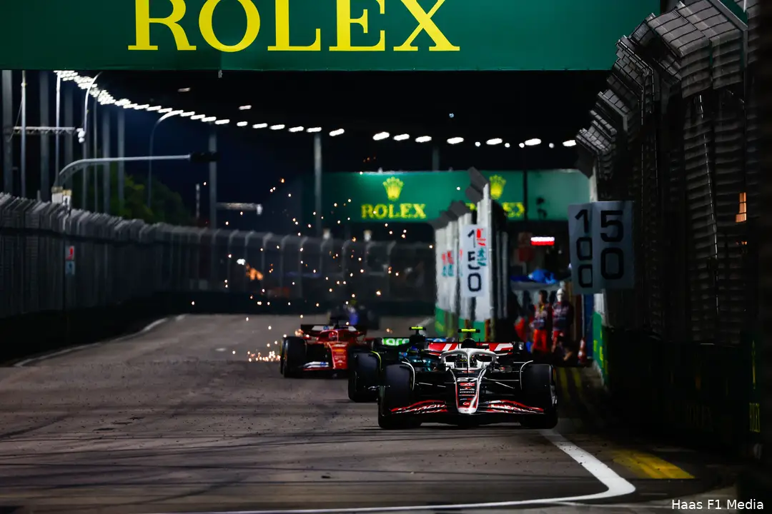 Nico Hülkenberg deed het vrij goed in de Haas.