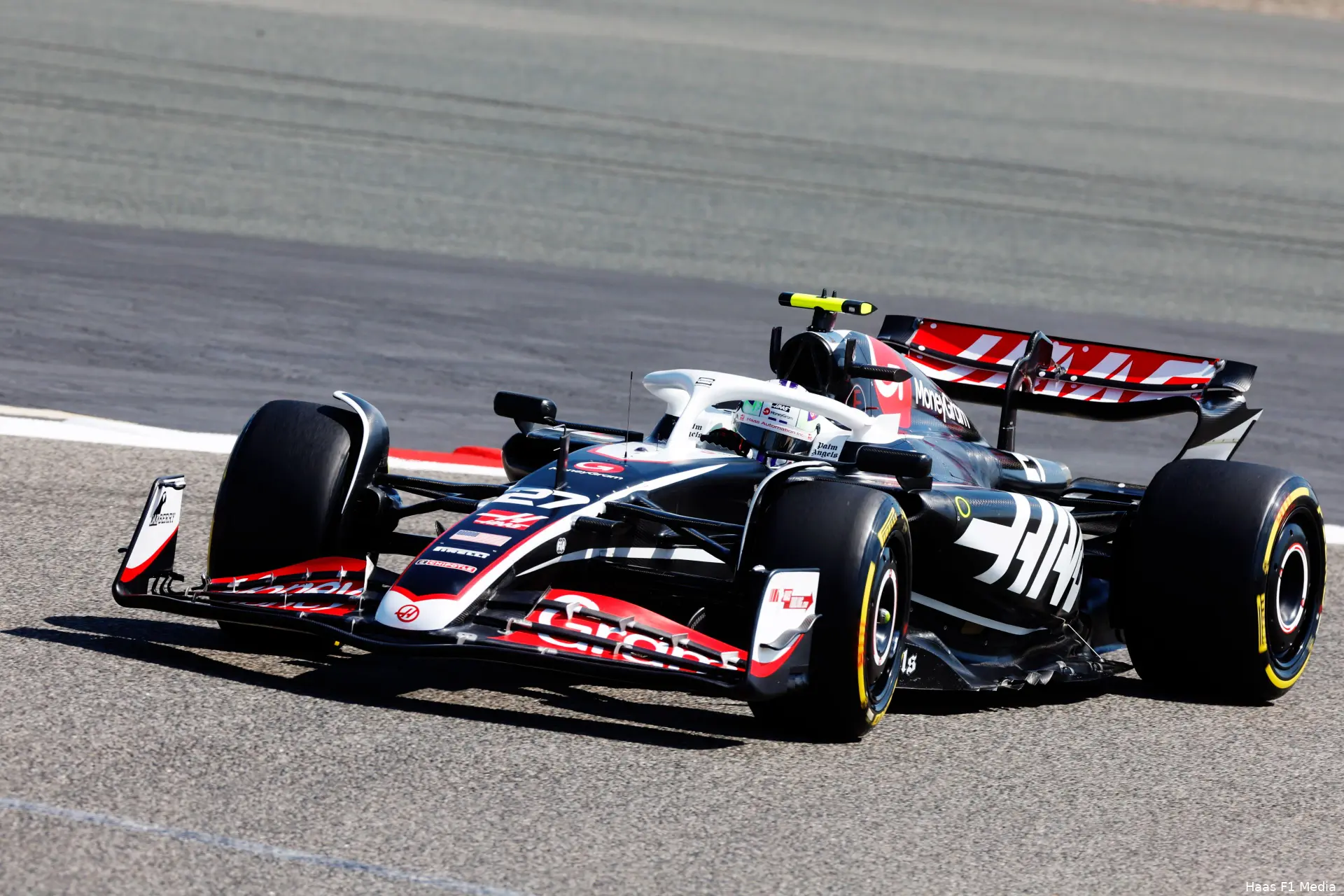 haas wintertest bahrein 2024