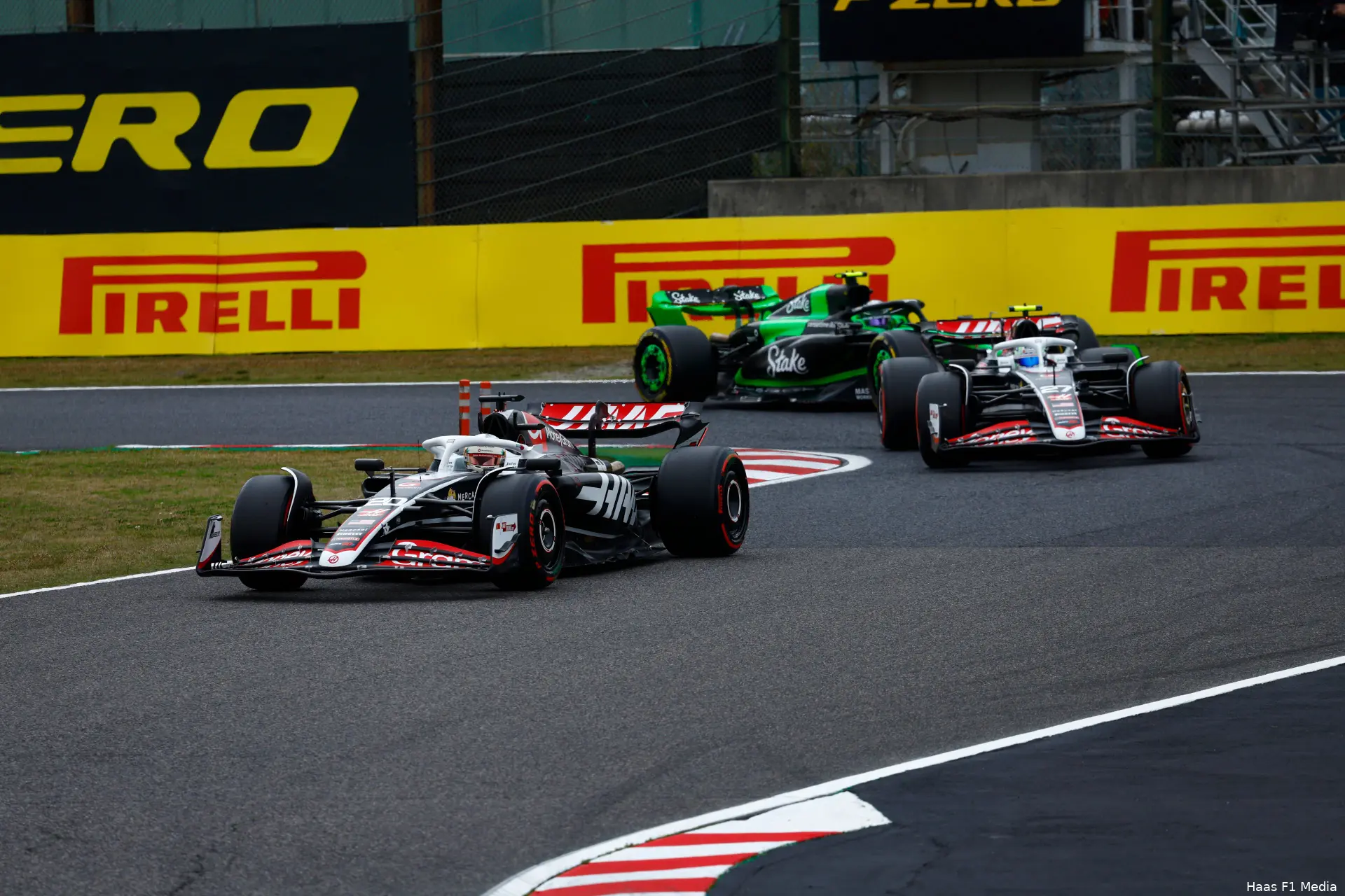 haas japan suzuka magnussen hulkenberg 2024