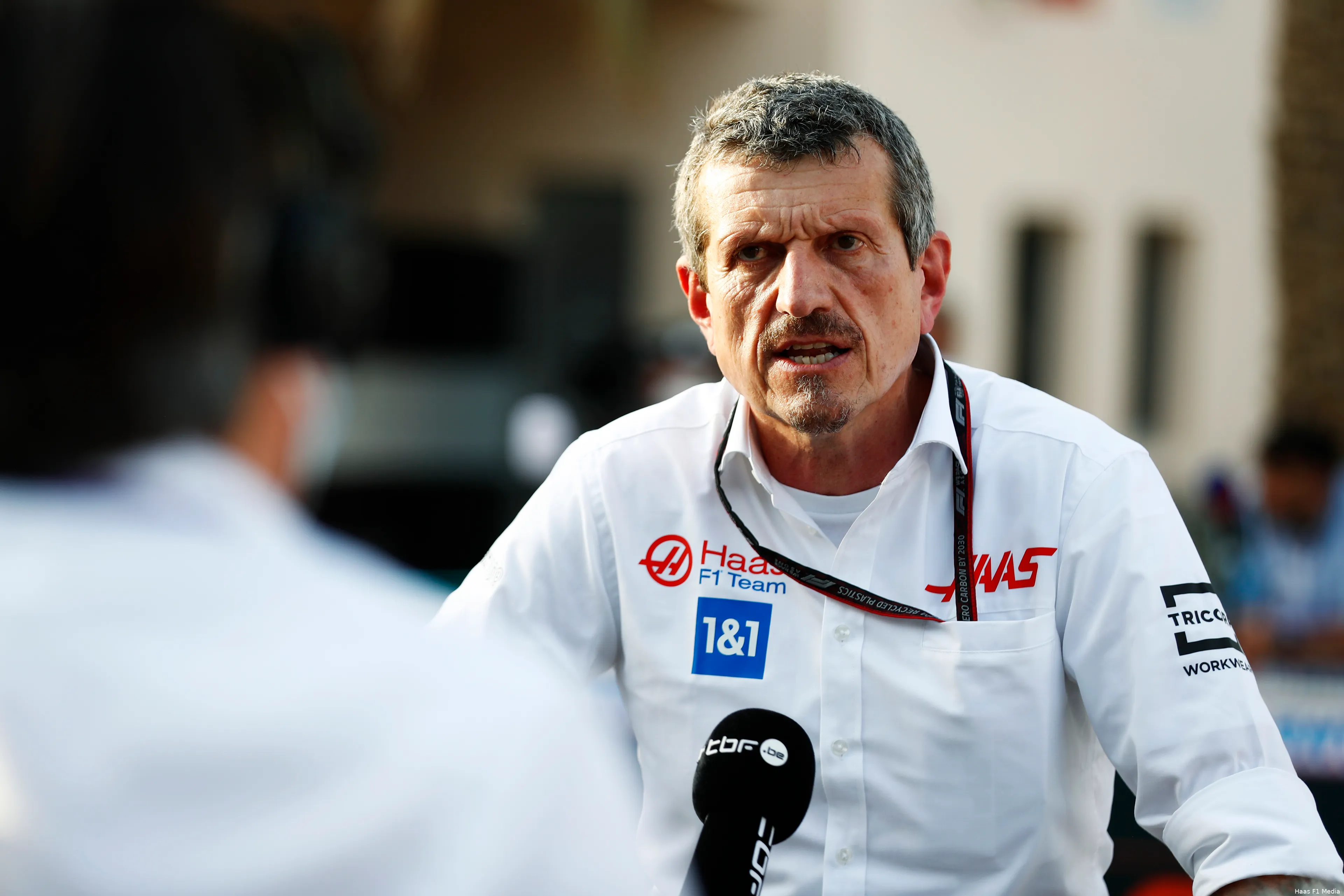 Guenther Steiner Haas Bahrein Test