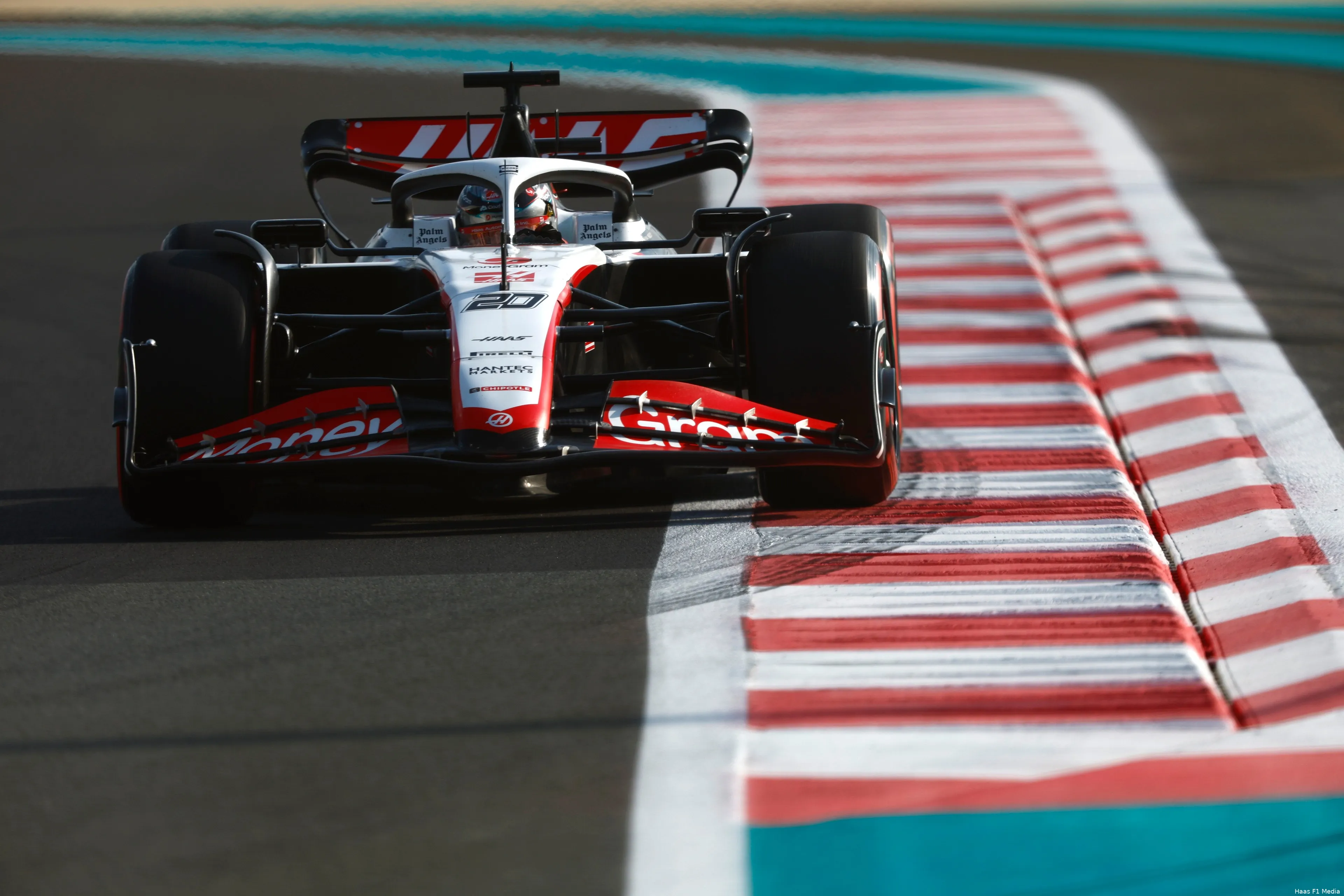 kevin magnussen haas abu dhabi vf23 4