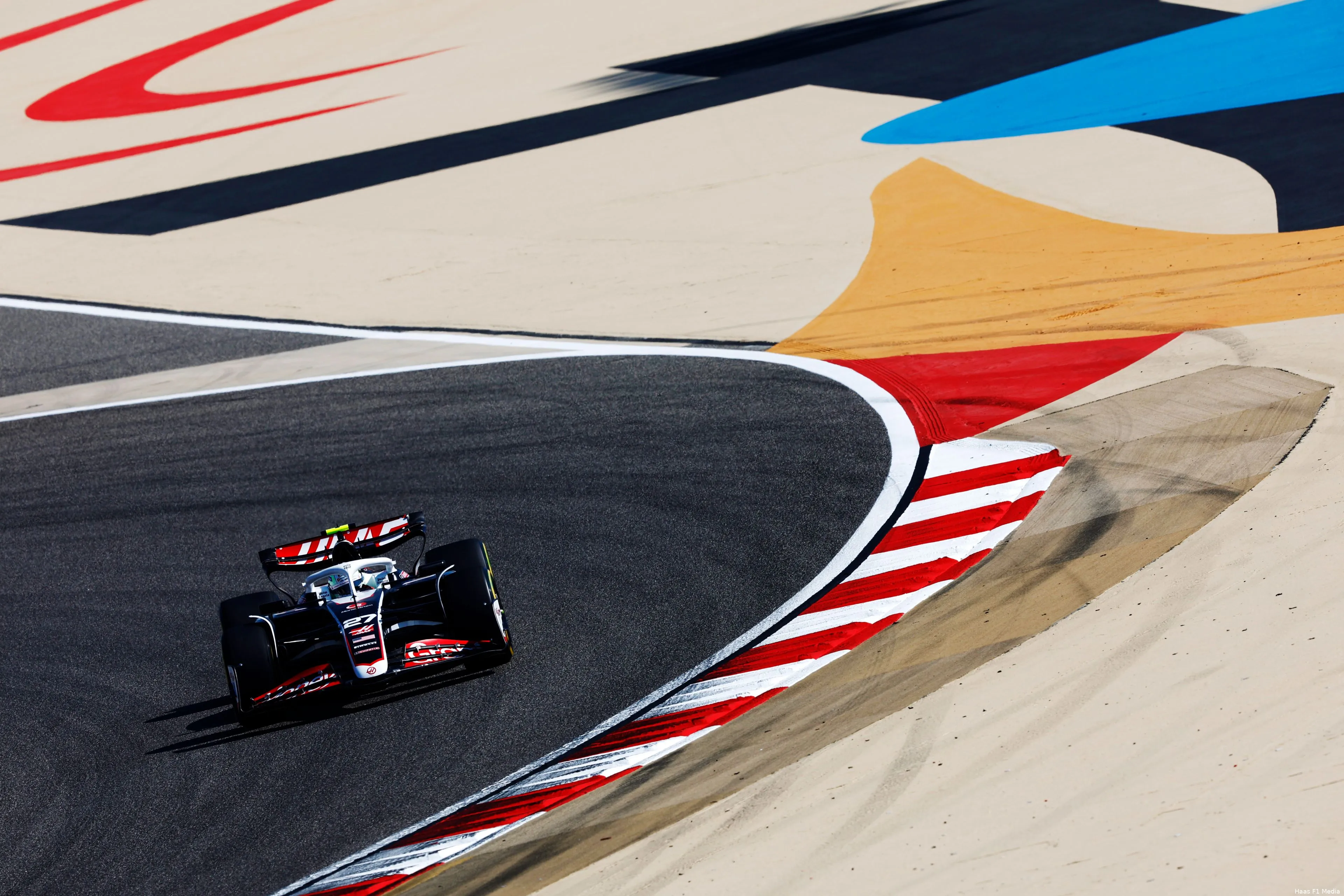 haas wintertest bahrein 2024