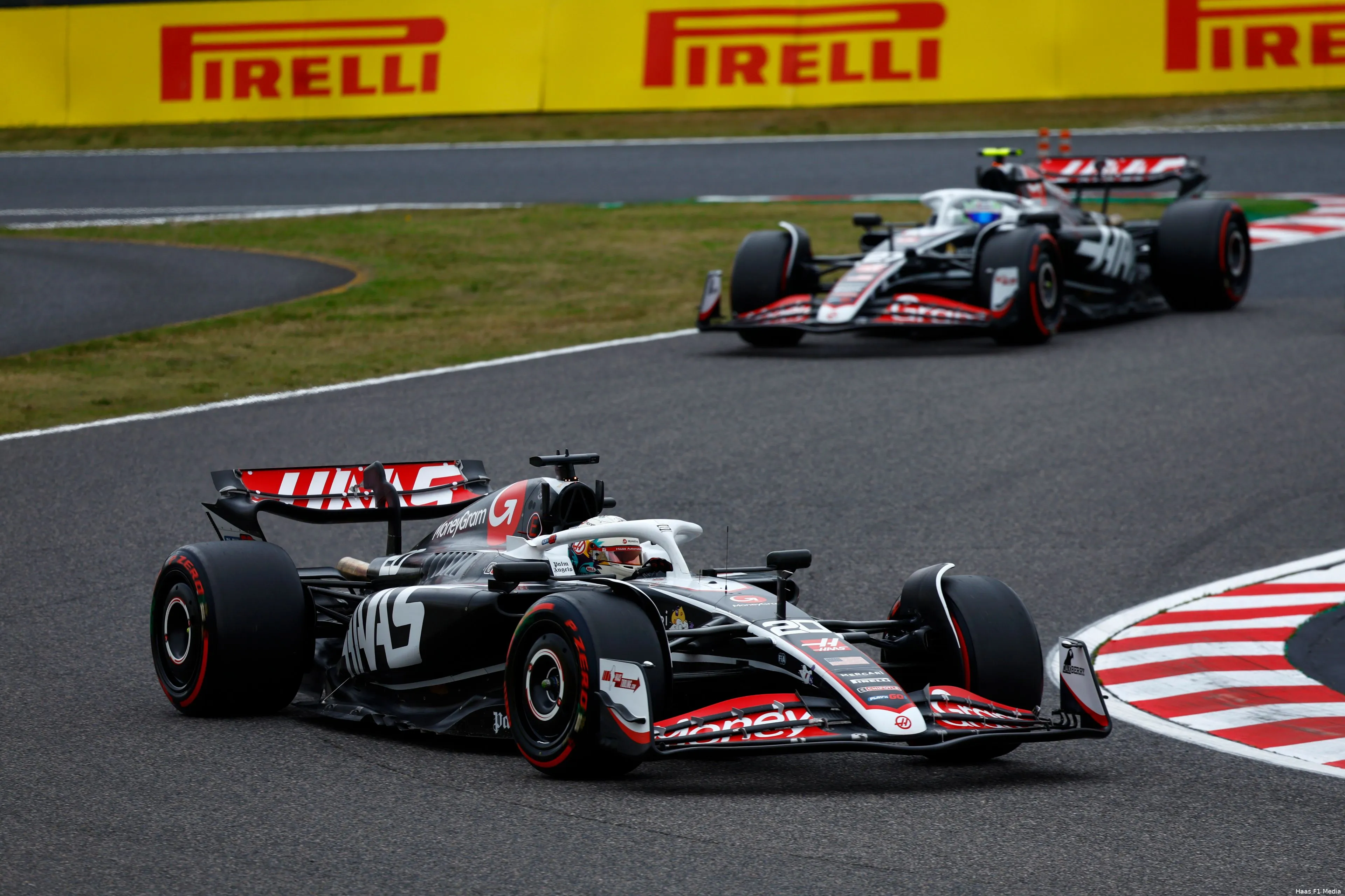 haas japan suzuka magnussen hulkenberg 2024
