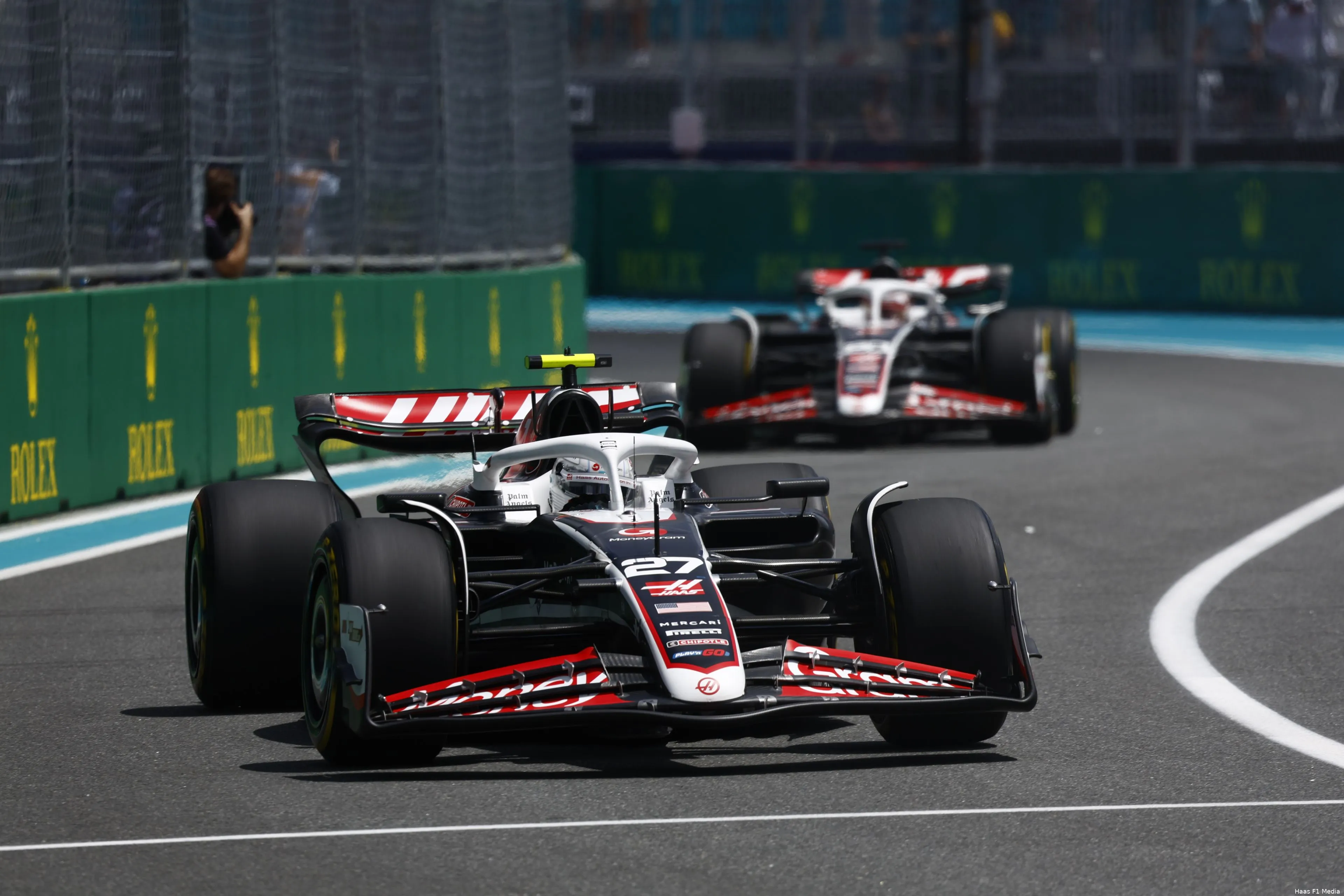 haas miami gp 2024 hulkenberg magnussen