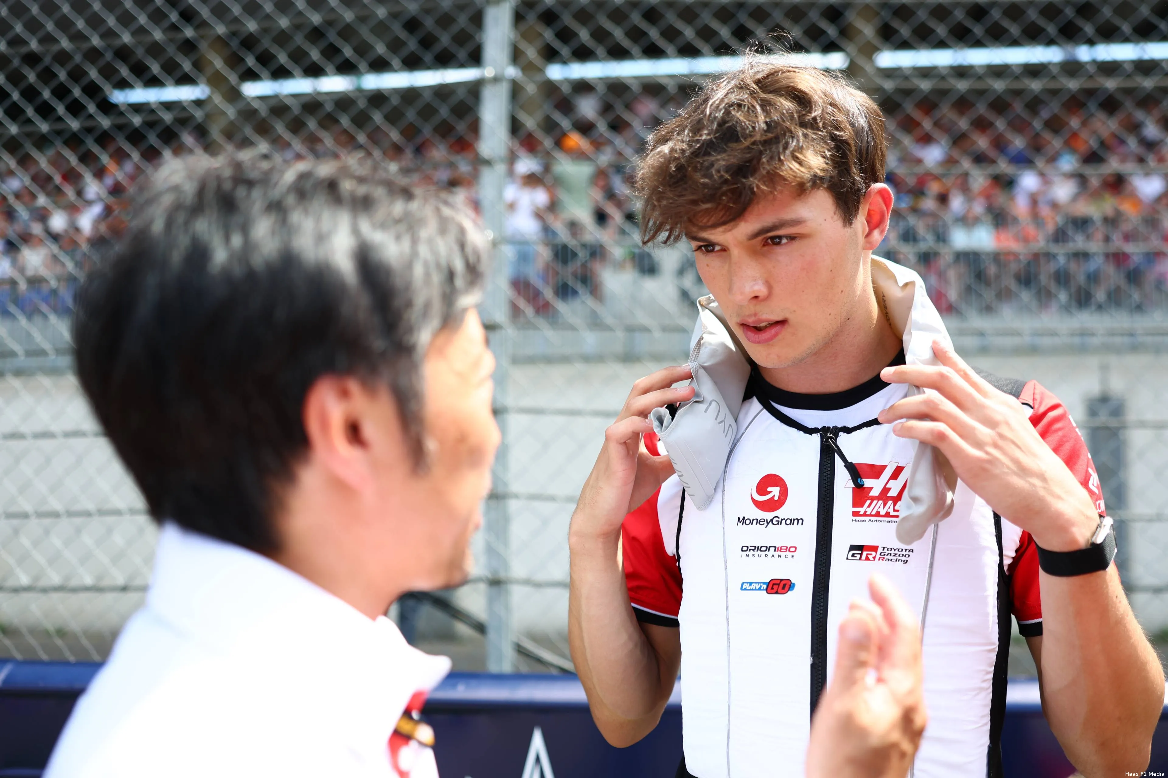 oliver bearman haas gp oostenrijk 2025 zondag ayao komatsu