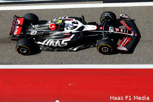 haas wintertest bahrein 2024
