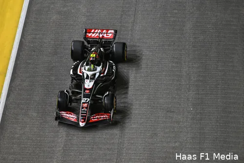 nico hulkenberg haas singapore 2024 racedag