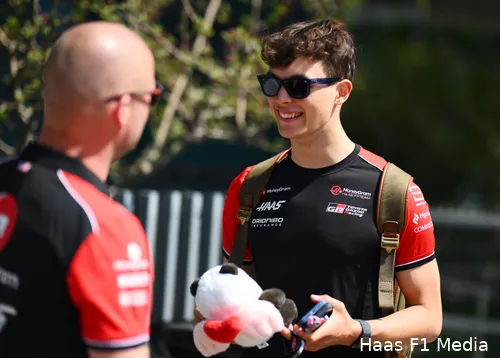 oliver bearman haas zondag china 2025