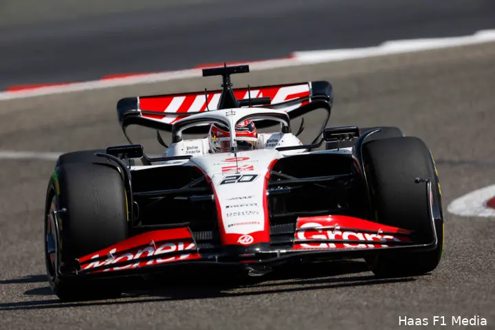 kevin magnussen vf 23 haas f1 testing bahrein 2023 1