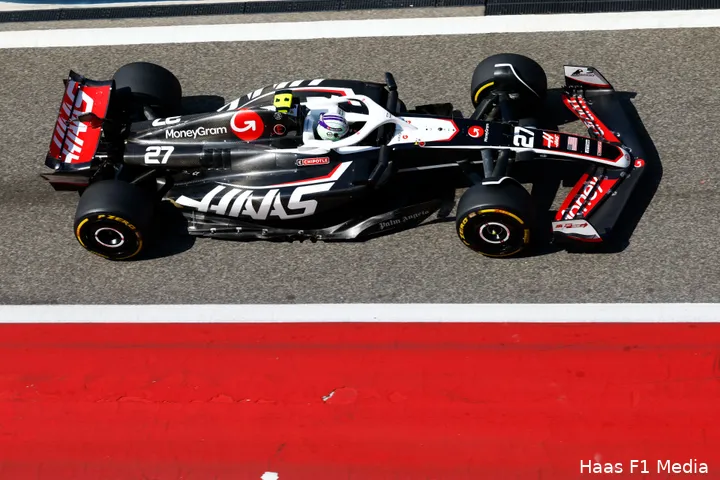 haas wintertest bahrein 2024