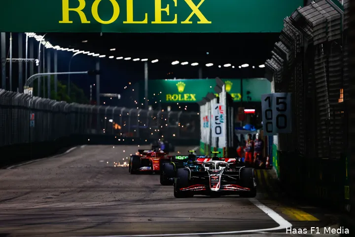 Nico Hülkenberg deed het vrij goed in de Haas.