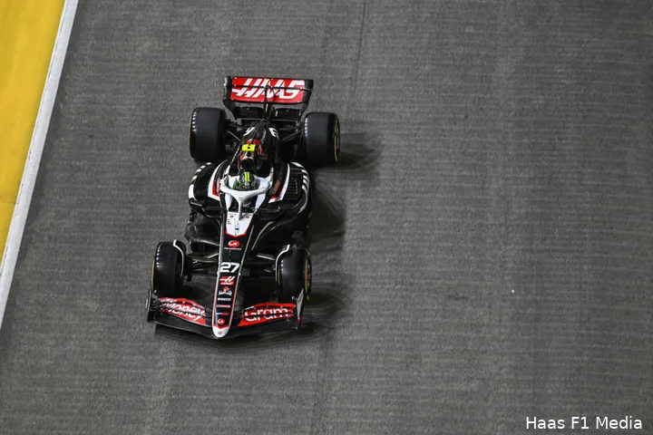 nico hulkenberg haas singapore 2024 racedag