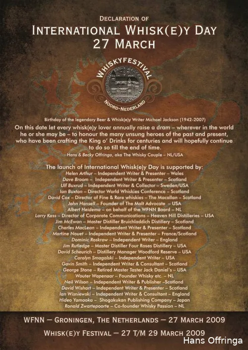 international whisky day  poster definitive