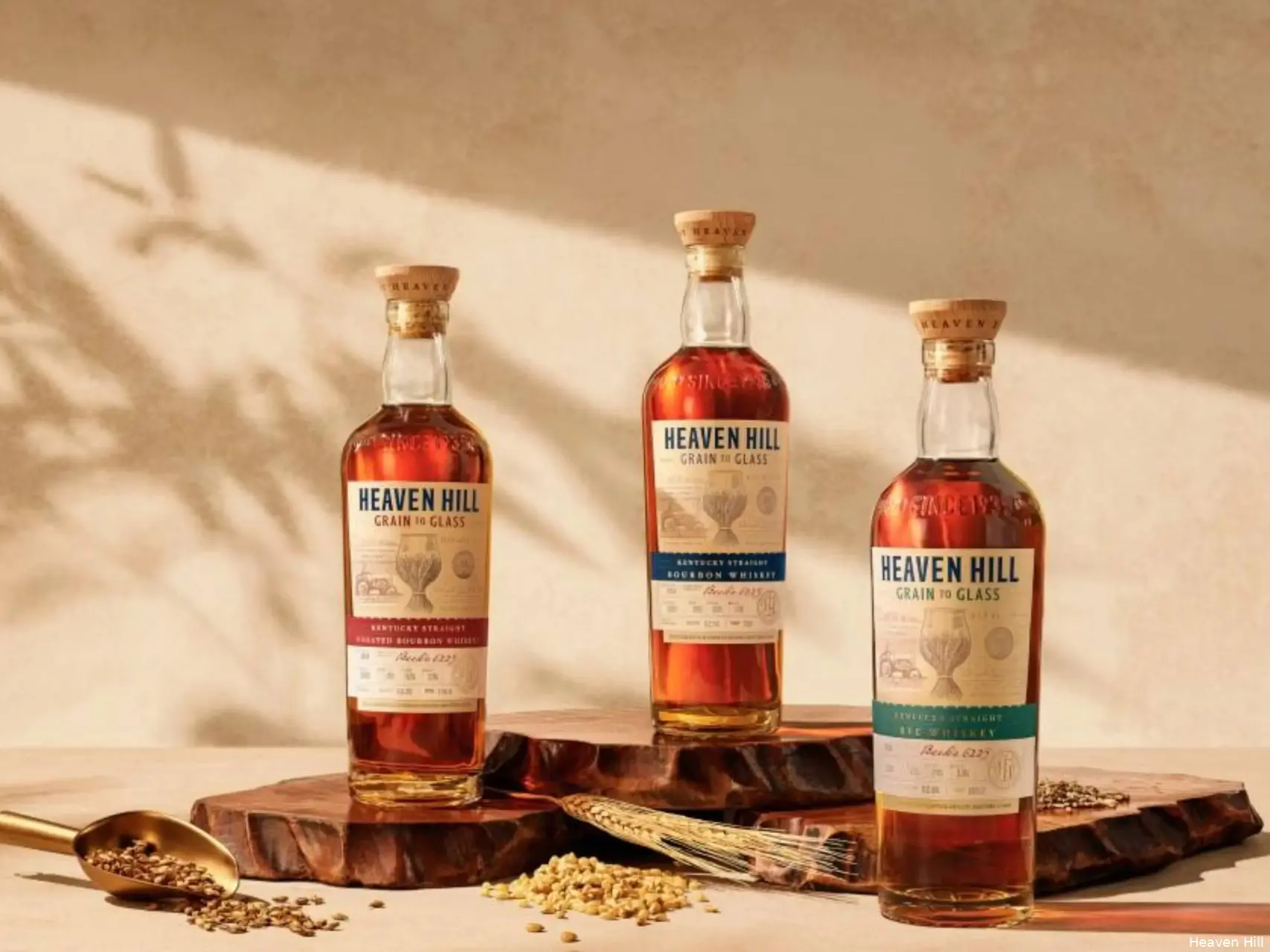 Heaven HiIl 20-25 GRain to Glass Wheated Bourbon whiskey