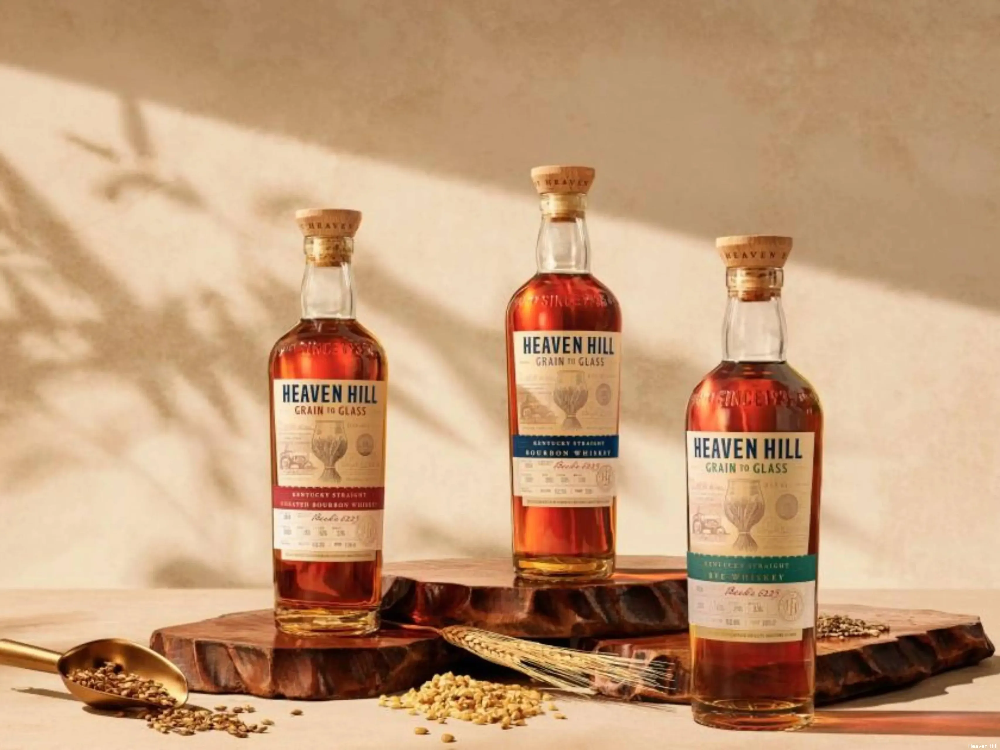 Heaven HiIl 20-25 GRain to Glass Wheated Bourbon whiskey