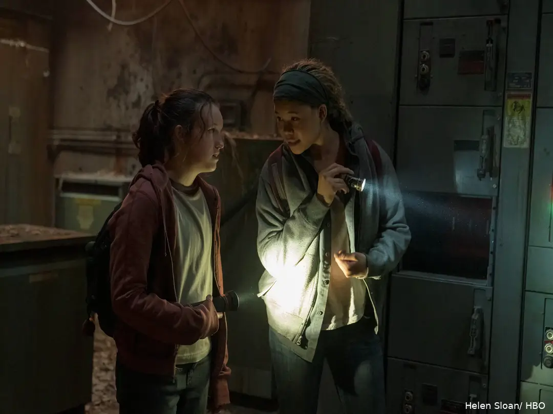 Bella Ramsey (Links), Storm Reid (Rechts) -&nbsp;Beeld: Liane Hentscher/HBO