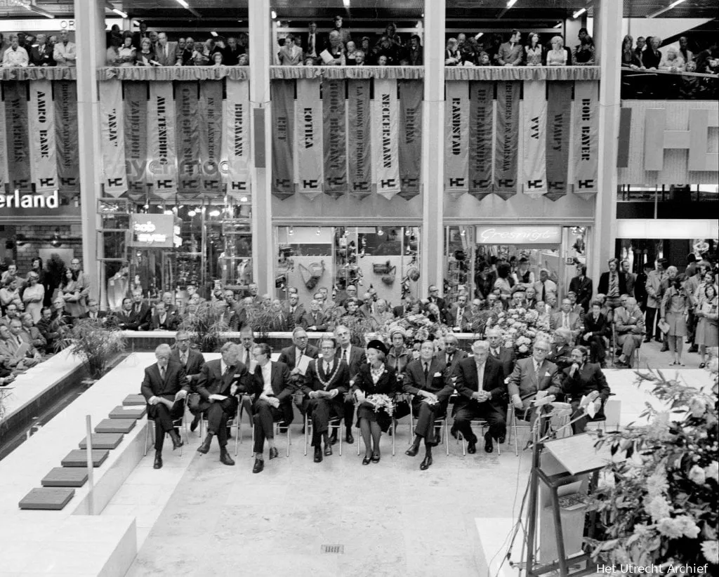 opening hoog catharijne 2 1973 het utrecht archief