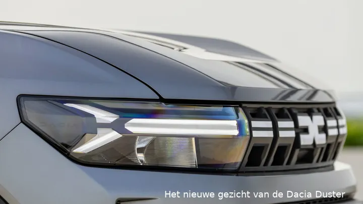 Het nieuwe gezicht van de Dacia Duster