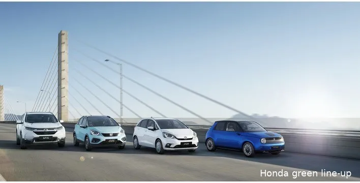 honda auto gamma elettrificata