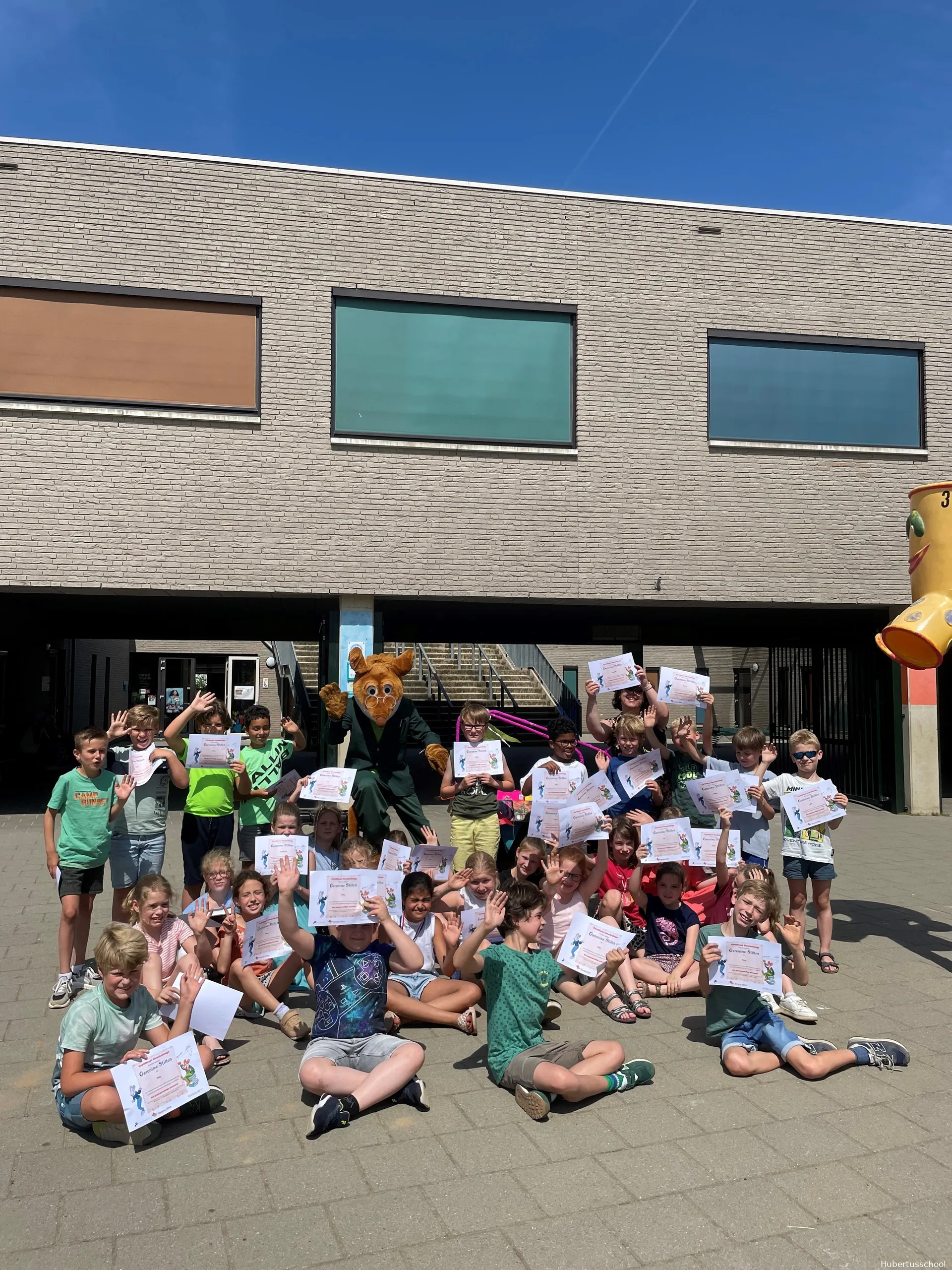 geronimo bij hubertusschool bezoek 2