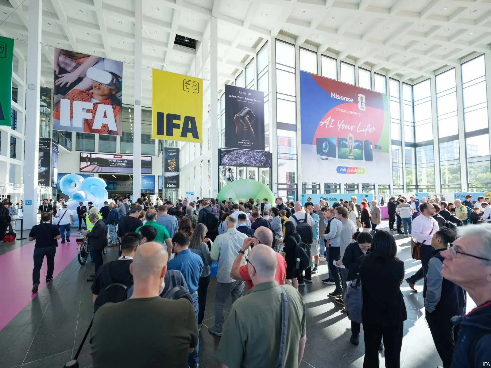 IFA 2025 press entrance