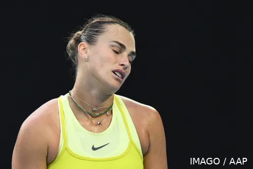 Aryna Sabalenka at the 2025 Australian Open