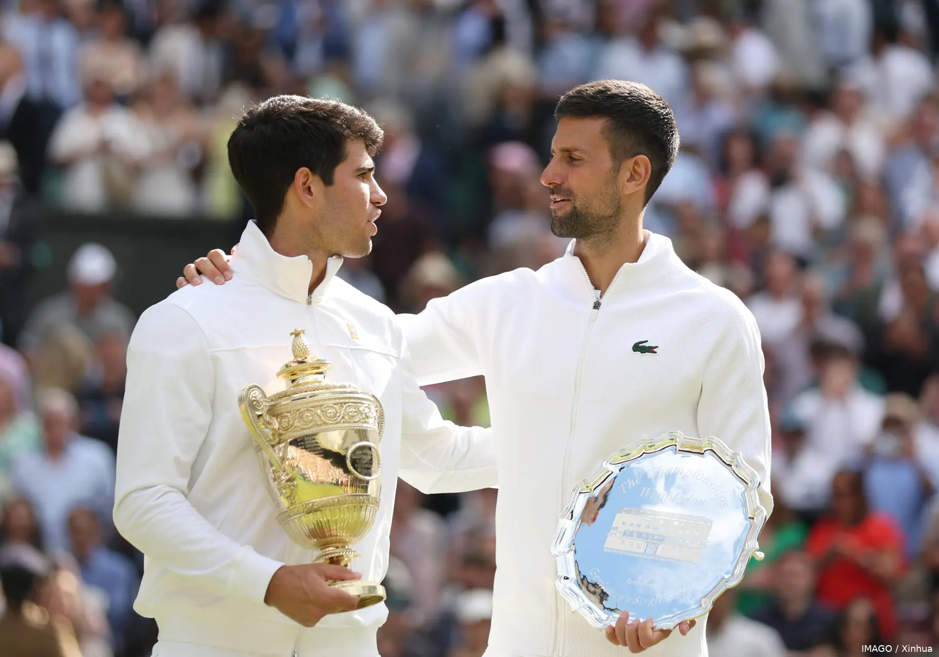 alcarazdjokovic wimbledon24 imagoxinhua