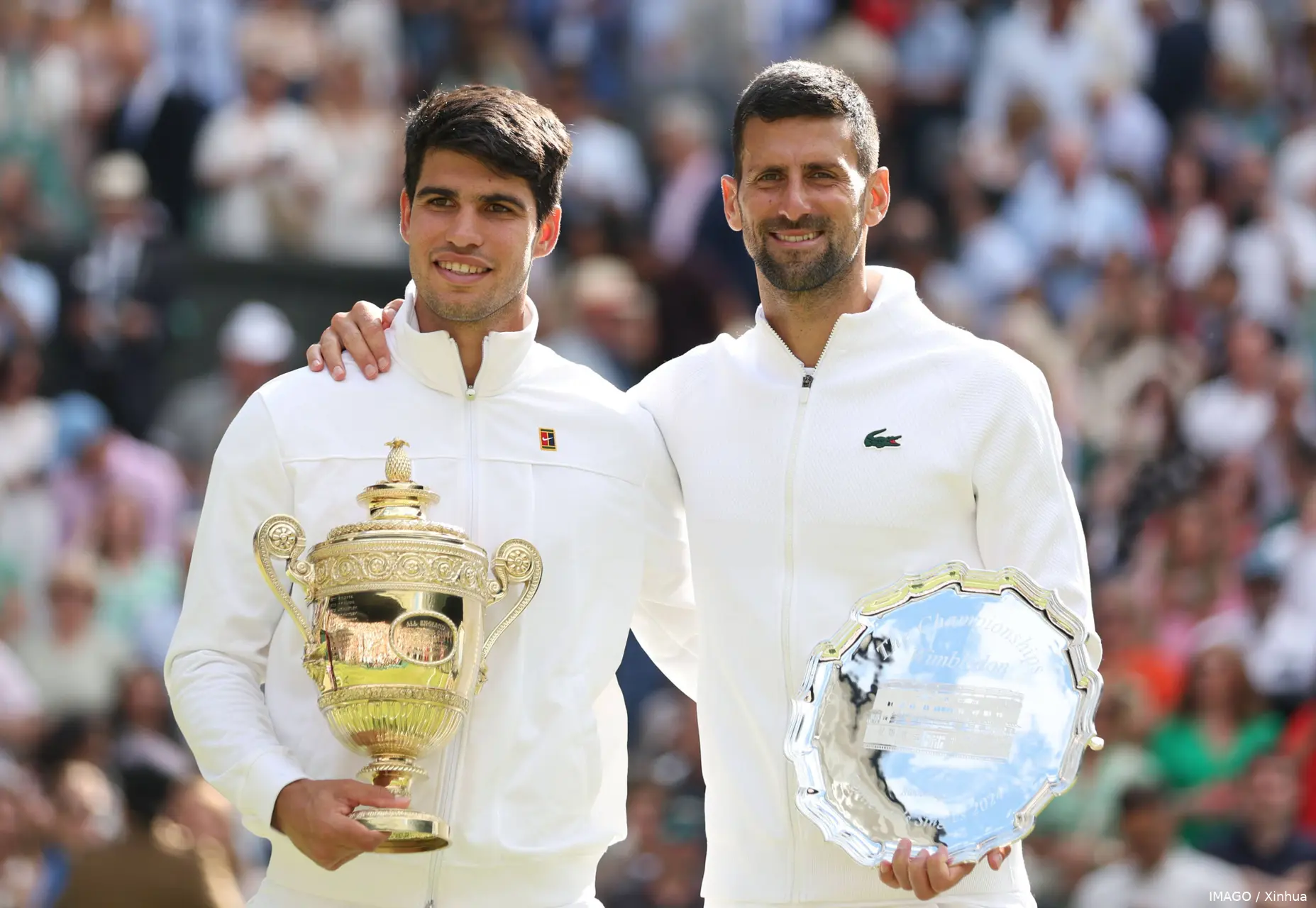 alcarazdjokovic wimbledon24 imagoxinhua2