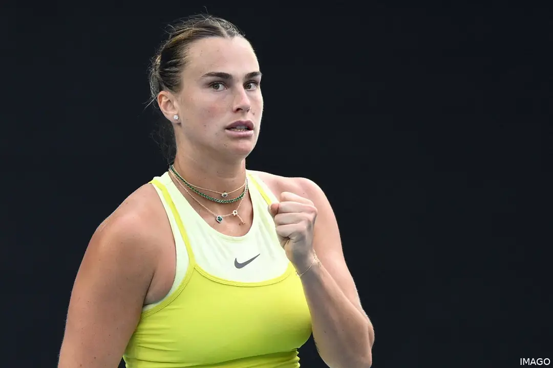 Aryna Sabalenka hit back immediately in the second set.