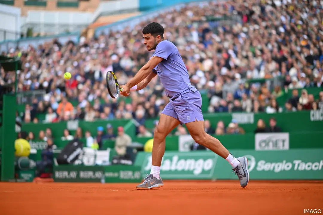 Carlos Alcaraz won Monte-Carlo a mere two days ago.