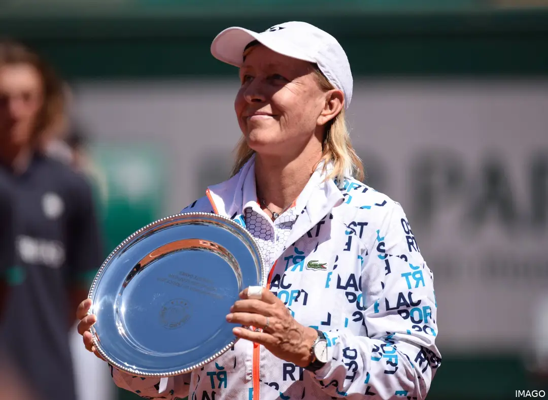 Martina Navratilova - a true tennis icon.