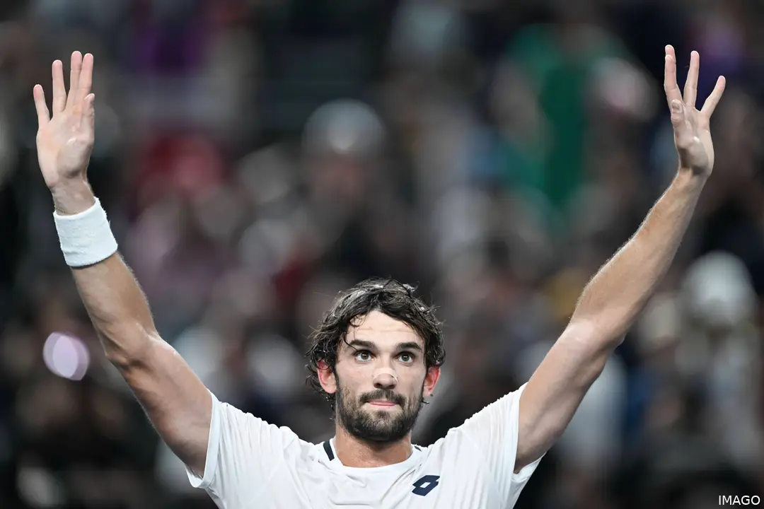 Vacherot at the 2025 Shanghai Masters.