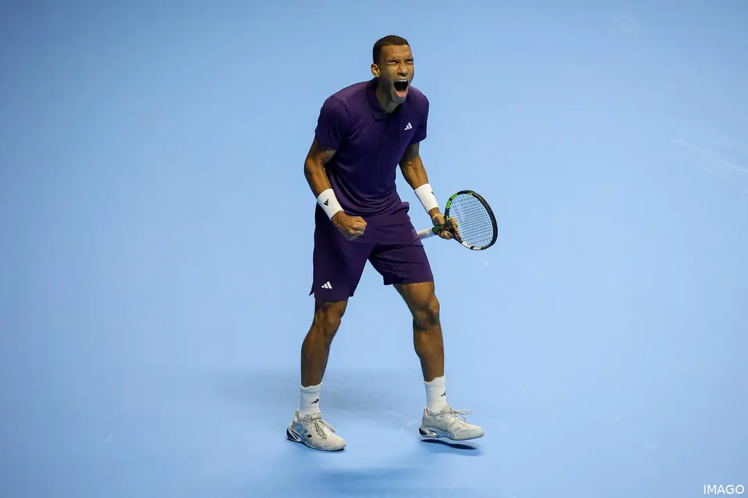 Felix Auger-Aliassime en las ATP Finals 2025.