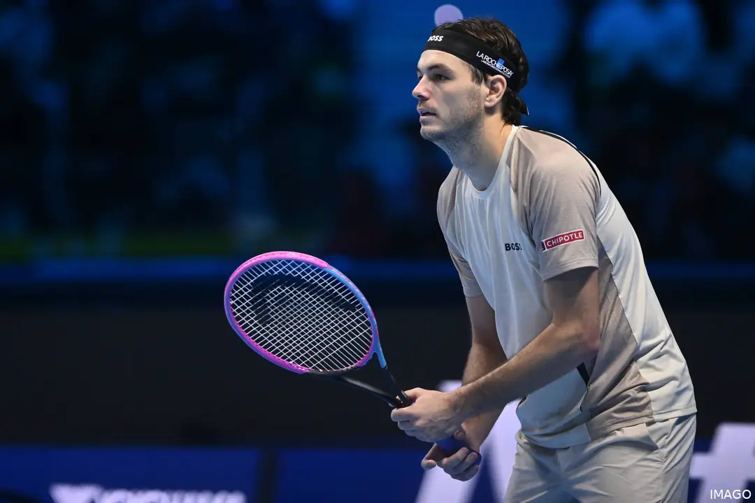 Taylor Fritz fully concentrating on the prize in the 2025 ATP Finals