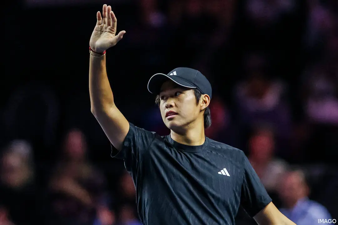 Learner Tien on court in Metz this week.