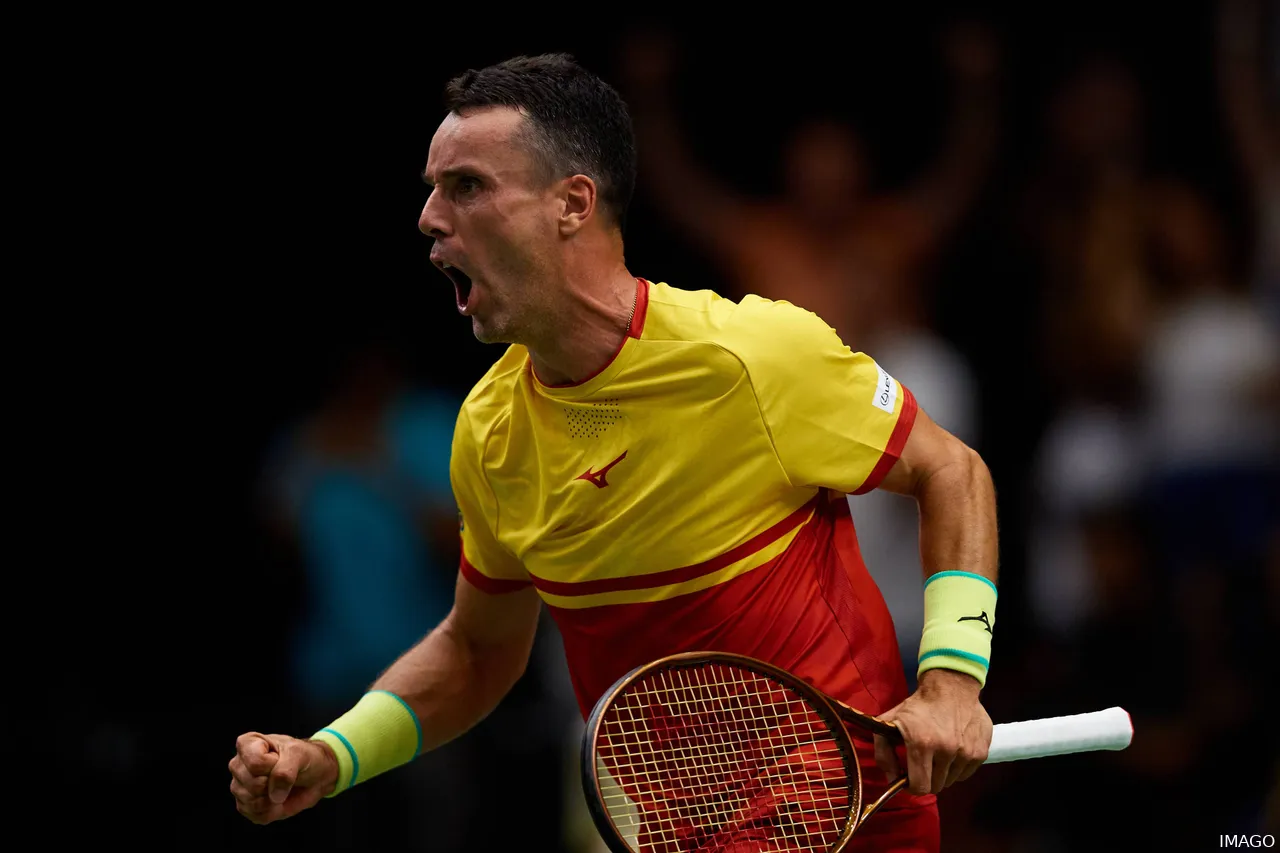 Spanish spoiler Roberto Bautista Agut.
