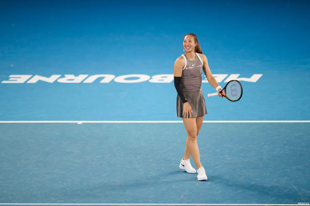 Zheng Qinwen glänzte 2024, als er das Finale erreichte.