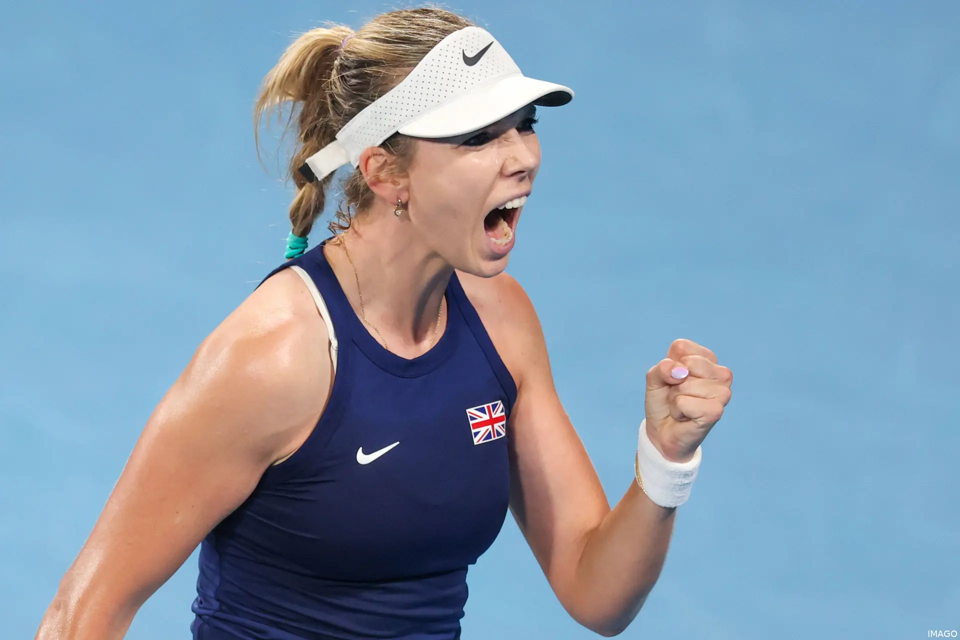 Katie Boulter representing her country
