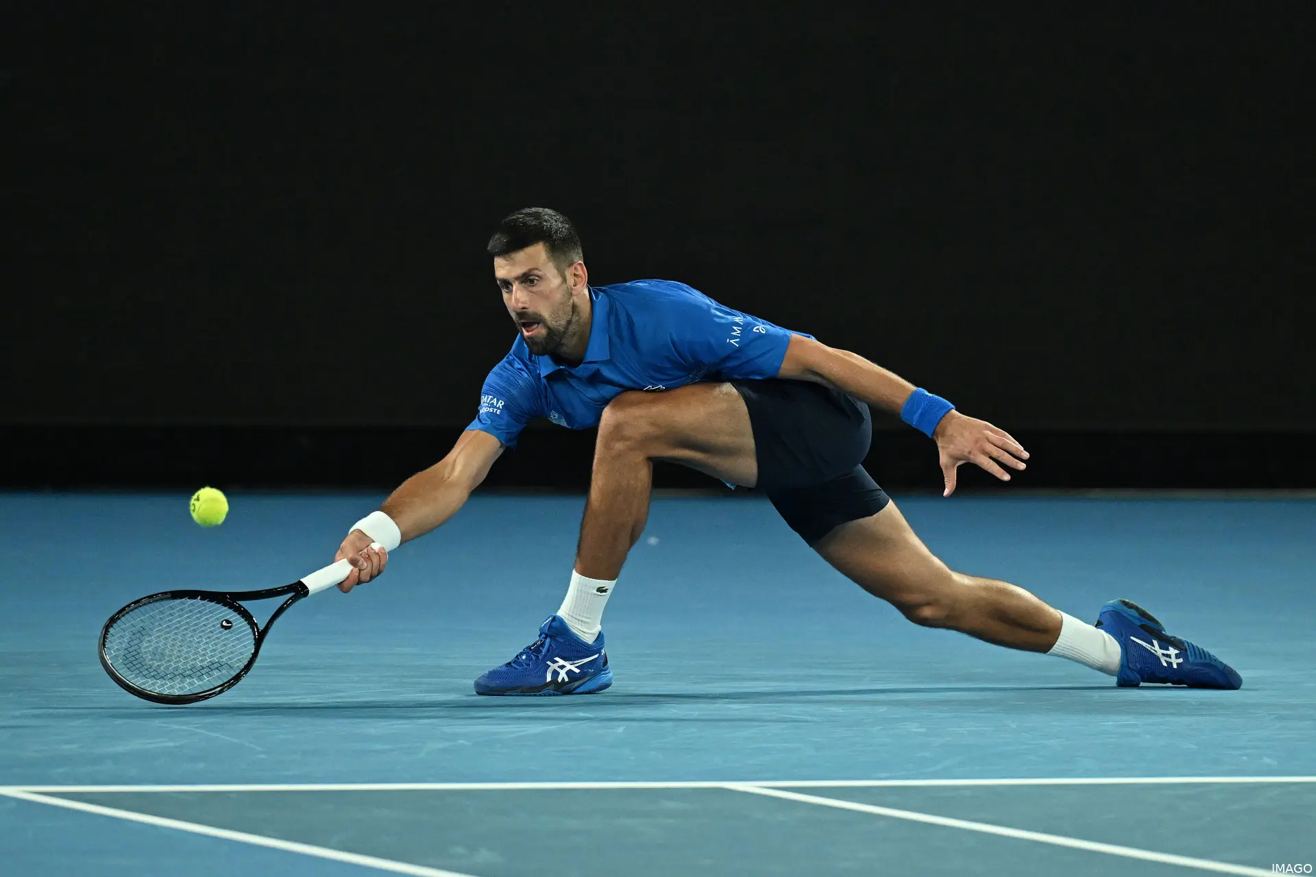 Novak Djokovic en el Abierto de Australia 2025