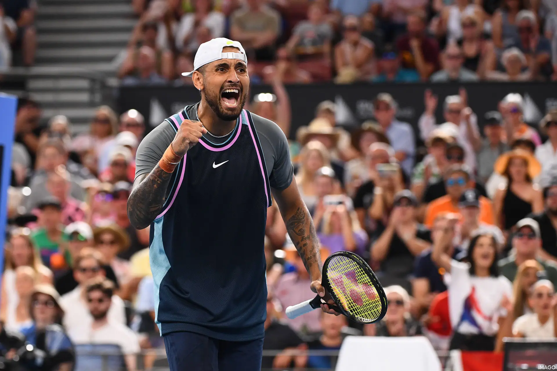Nick Kyrgios played his first tournament since June 2023 in Brisbane