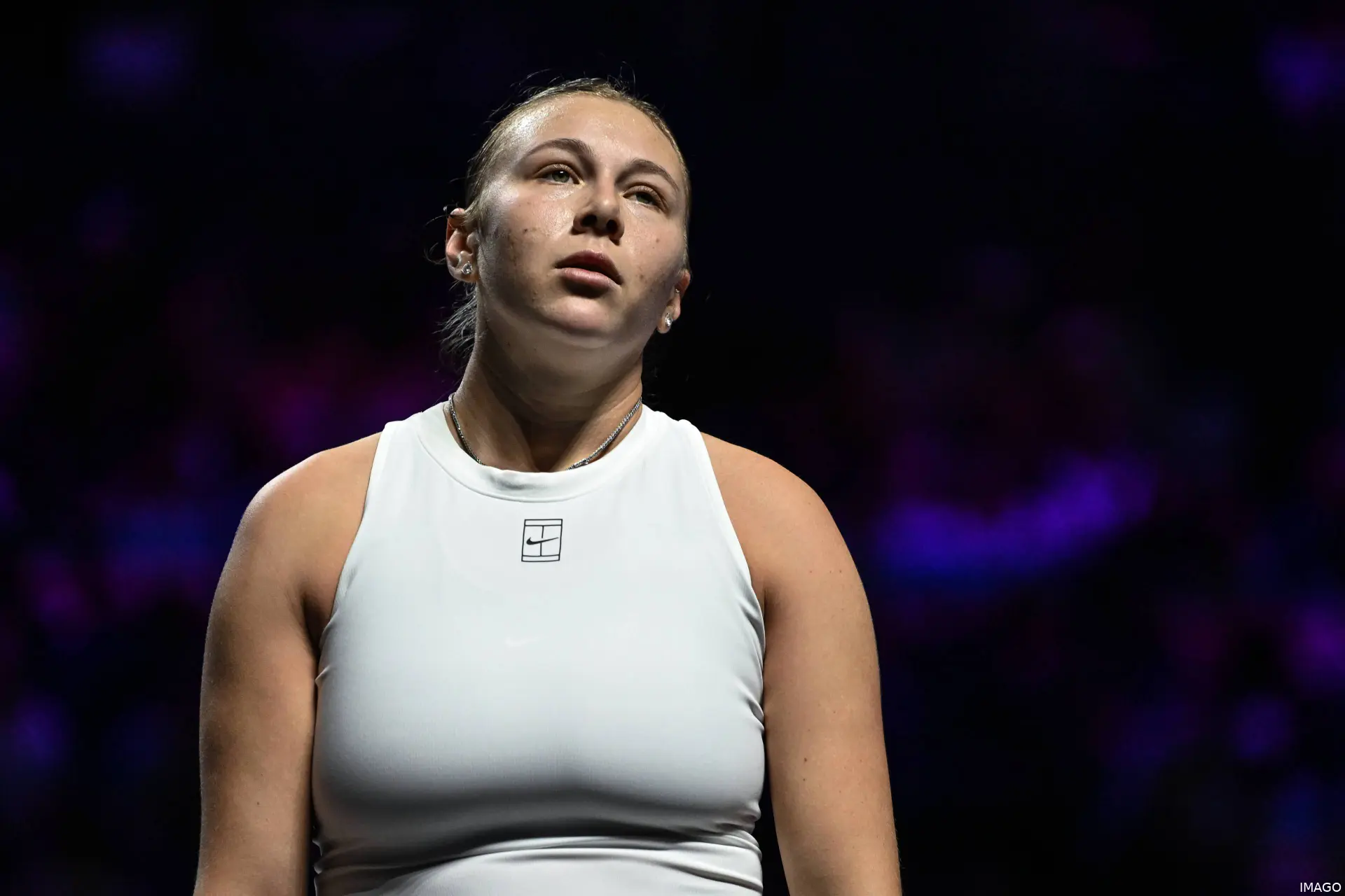 Amanda Anisimova on her WTA Finals debut.