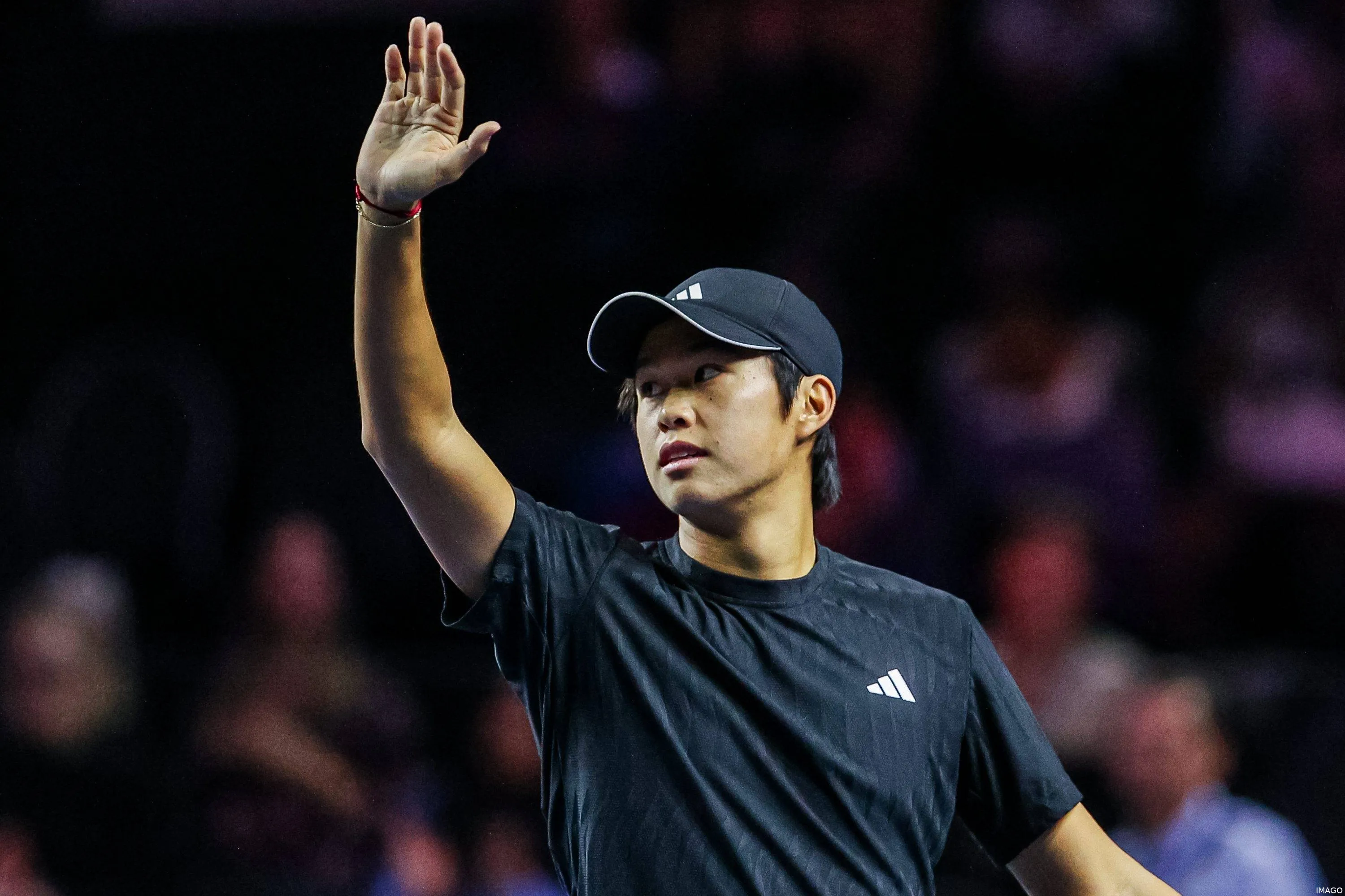 Learner Tien on court in Metz this week.